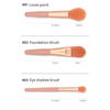 Super Luxury Quality Amazing 8Pcs Mini Travel Portable Soft Makeup Brushes Set Cosmetic Powder Eye Shadow Foundation Blush Blending Beauty Make Up Brush Tool by Stevvex