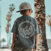 SURF N RIDE TEE - FADED GRAY by LITTLE RAD THINGS