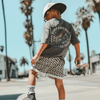 SURF N RIDE TEE - FADED GRAY by LITTLE RAD THINGS