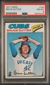 Graded 1977 Topps Bruce Sutter #144 Rookie RC Baseball Card PSA 8 NM-MT