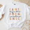 Flannels Hayrides Pumpkins Sweaters Bonfires Fall Sweatshirt by Adorb Custom Tees