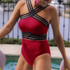 Swimsuit One Piece Backless Beach Swimwear Women One Piece Swimsuits Plunge V Neck Bathing Suits Lace up Monokini Strappy Cutout Swimwear Bikini Bathing Suit Push Up Women's Swimwear Bodysuit For Women by Stevvex