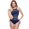 Swimsuit One Piece Backless Beach Swimwear Women One Piece Swimsuits Plunge V Neck Bathing Suits Lace up Monokini Strappy Cutout Swimwear Bikini Bathing Suit Push Up Women's Swimwear Bodysuit For Women by Stevvex