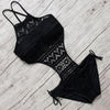 Swimsuit One Piece Backless Beach Swimwear Women One Piece Swimsuits Plunge V Neck Bathing Suits Lace up Monokini Strappy Cutout Swimwear Bikini Bathing Suit Push Up Women's Swimwear Bodysuit For Women by Stevvex