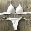 Swimwear Women Bikini Set Hollow Out Swimsuit Padded Halter Padded Push Up Bikini Set Two Pieces Swimsuit For Women Swimwear Bathing Suit Gifts For Mom Wife Girlfriend Lace Up Two Piece Bathing Suit by Stevvex