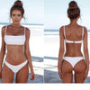 Swimwear Women Bikini Set Hollow Out Swimsuit Padded Halter Padded Push Up Bikini Set Two Pieces Swimsuit For Women Swimwear Bathing Suit Gifts For Mom Wife Girlfriend Lace Up Two Piece Bathing Suit by Stevvex