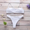 Swimwear Women Bikini Set Hollow Out Swimsuit Padded Halter Padded Push Up Bikini Set Two Pieces Swimsuit For Women Swimwear Bathing Suit Gifts For Mom Wife Girlfriend Lace Up Two Piece Bathing Suit by Stevvex