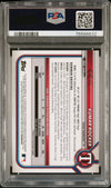 Graded 2022 Topps Bowman Draft Sapphire Edition Kumar Rocker #164 Rookie RC Baseball Card PSA 10 Gem Mint
