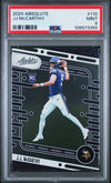 Graded 2024 Panini Absolute JJ McCarthy #110 Rookie RC Football Card PSA 9 Mint