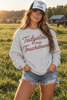 Tailgates and Touchdowns Graphic Sweatshirt by Wild Junkie