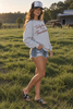 Tailgates and Touchdowns Graphic Sweatshirt by Wild Junkie