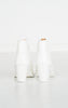 Tarim Booties in White Croc