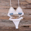Tassel Knit Crochet Bikini Women Swimwear Female Swimsuit Two-piece Bikini Set Unique Bathing Suit Swim Women's Crochet Lace V Neck High Waist Bikini Set Two Pieces Swimsuit by Stevvex