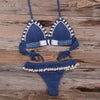 Tassel Knit Crochet Bikini Women Swimwear Female Swimsuit Two-piece Bikini Set Unique Bathing Suit Swim Women's Crochet Lace V Neck High Waist Bikini Set Two Pieces Swimsuit by Stevvex