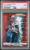 Graded 2013 Panini Prizm Red Pulsar Prizm Tom Brady #64 Football Card PSA 9 Mint