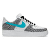 "Teal Elephant" Nike Air Force 1 Low Shoes by Stadium Custom Kicks