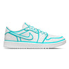 "Teal Lines" Jordan 1 Golf Shoes by Stadium Custom Kicks