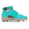 "Teal" New Balance Lindor 1 TPU Baseball Cleats by Stadium Custom Kicks