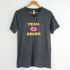 🍾 Team Bride & The Bride 💍 Bachelorette Party Matching V-Neck T-Shirts by Adorb Custom Tees
