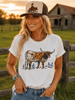 Texas Longhorn Bluebonnet Graphic Tee by Wild Junkie