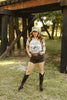 Texas Prison Rodeo Cowboy Raw Cut V-neck Graphic Tee by Wild Junkie