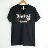 EXPEDITE to Receive in Time - Thankful For Her/Him Valentines Couple V-Neck by Adorb Custom Tees