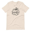 Thankful Pumpkin T-Shirt by Adorb Custom Tees