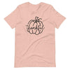 Thankful Pumpkin T-Shirt by Adorb Custom Tees