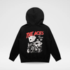 THE ACES HOODIE - RECYCLED BLACK by LITTLE RAD THINGS