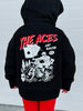 THE ACES HOODIE - RECYCLED BLACK by LITTLE RAD THINGS