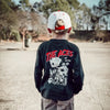 THE ACES LONG SLEEVE - SOLID BLACK by LITTLE RAD THINGS