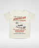 THE ALL AMERICAN RACES TEE - CREAM by LITTLE RAD THINGS