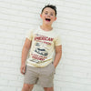 THE ALL AMERICAN RACES TEE - CREAM by LITTLE RAD THINGS