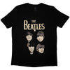 The Beatles 4 Heads [T-Shirt] by Rock Band Apparel