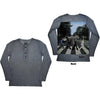The Beatles Abbey Road Back Print Stone Wash [L/S Shirt] by Rock Band Apparel