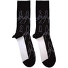 The Beatles Abbey Road Outlines [Socks] by Rock Band Apparel