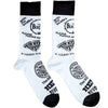 The Beatles Albums Monochrome [Socks] by Rock Band Apparel