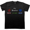 The Beatles Apple Years Red & Blue [T-Shirt] by Rock Band Apparel