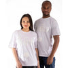 The Beatles Drop T Logo & Apple White-on-White [T-Shirt] by Rock Band Apparel