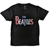The Beatles Floral Logo [T-Shirt] by Rock Band Apparel