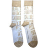 The Beatles For Sale Text Repeat [Socks] by Rock Band Apparel