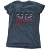 The Beatles Guitar & Flag [T-Shirt] by Rock Band Apparel