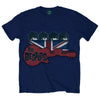 The Beatles Guitar & Flag [T-Shirt] by Rock Band Apparel