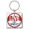 The Beatles I Love the Beatles [Keychain] by Rock Band Apparel