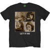 The Beatles Let It Be Sepia [T-Shirt] by Rock Band Apparel
