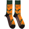 The Beatles Rubber Soul Text Repeat [Socks] by Rock Band Apparel