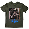 The Beatles US Flag Photo [T-Shirt] by Rock Band Apparel