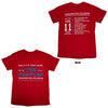 The Beatles Washington '64 Stars Setlist [T-Shirt] by Rock Band Apparel