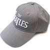 The Beatles White Drop T Logo [Hat] by Rock Band Apparel