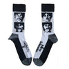 The Beatles Yellow Submarine Sea of Science Faces Mono [Socks] by Rock Band Apparel